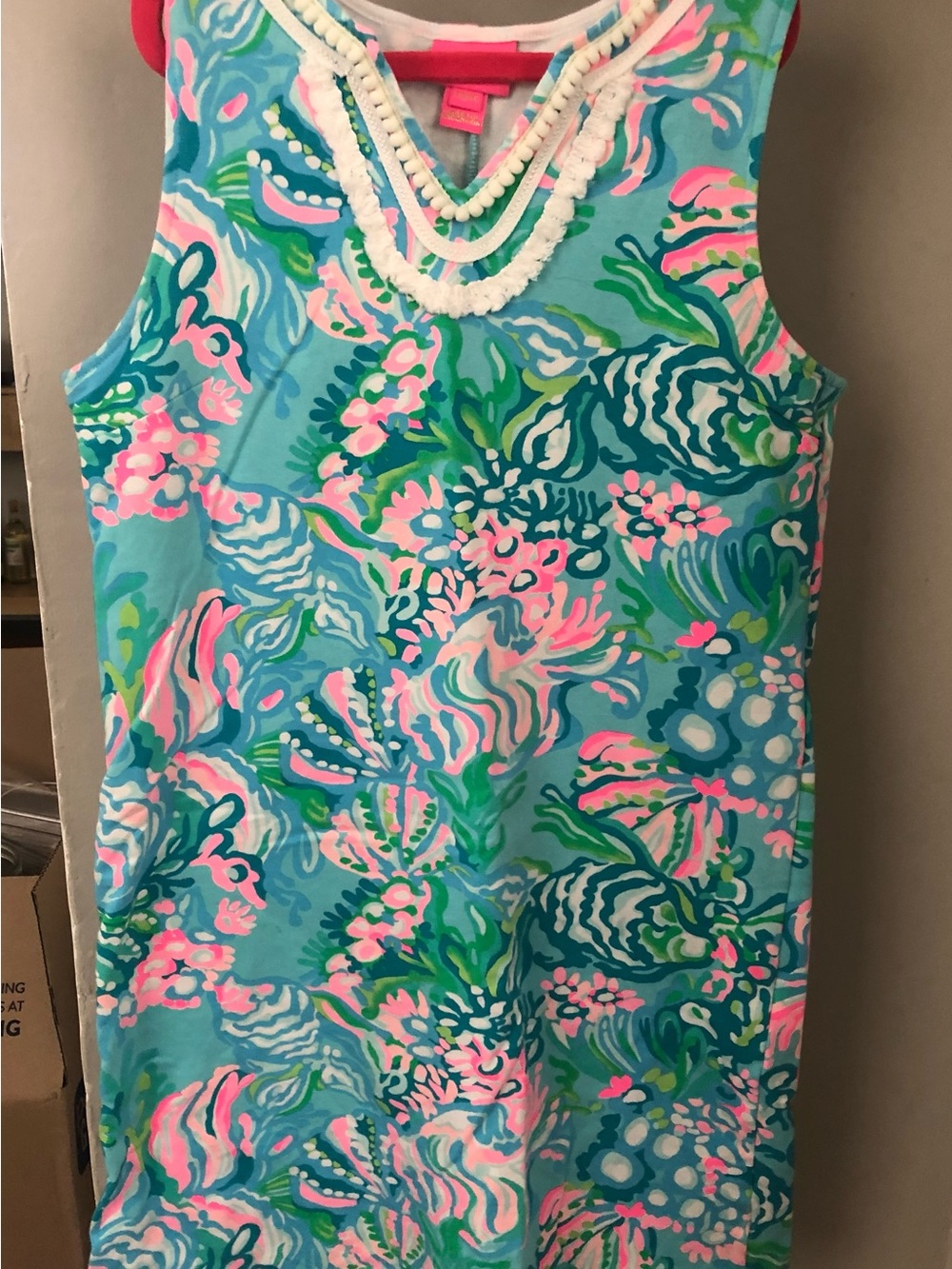 Lilly Pulitzer Harper Shift Dress Multi What A Lovely Place XL